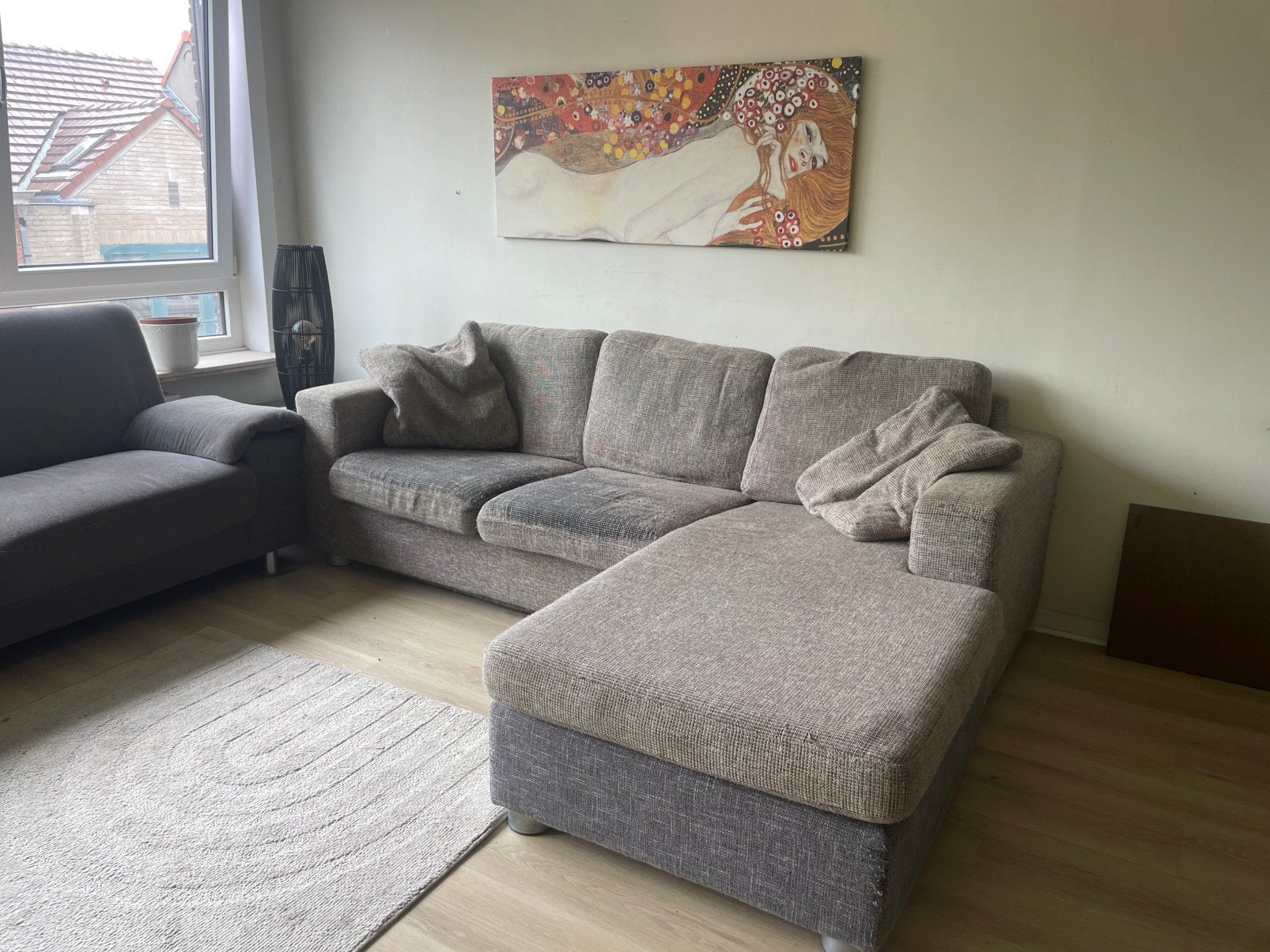 Comfortabele en ruime zetel, Maison & Meubles, Canapés | Coins salons complets, Enlèvement, Utilisé, Tissus
