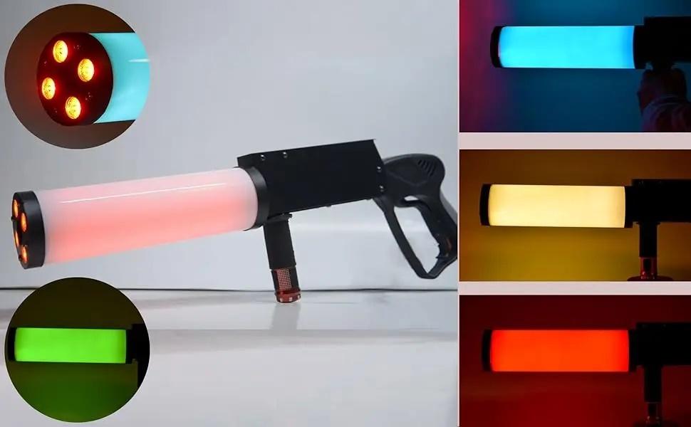 Nouveau pistolet à Co² de première classe, Musique & Instruments, Lumières & Lasers, Neuf, Lumières, Commande sonore, Couleur