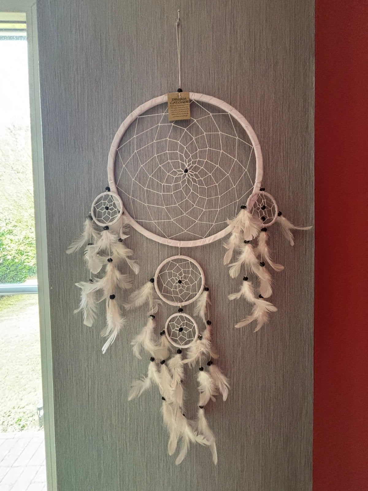 Grote witte dromenvanger, Huis en Inrichting, Textiel, Nieuw, Ophalen of Verzenden, 75 cm
