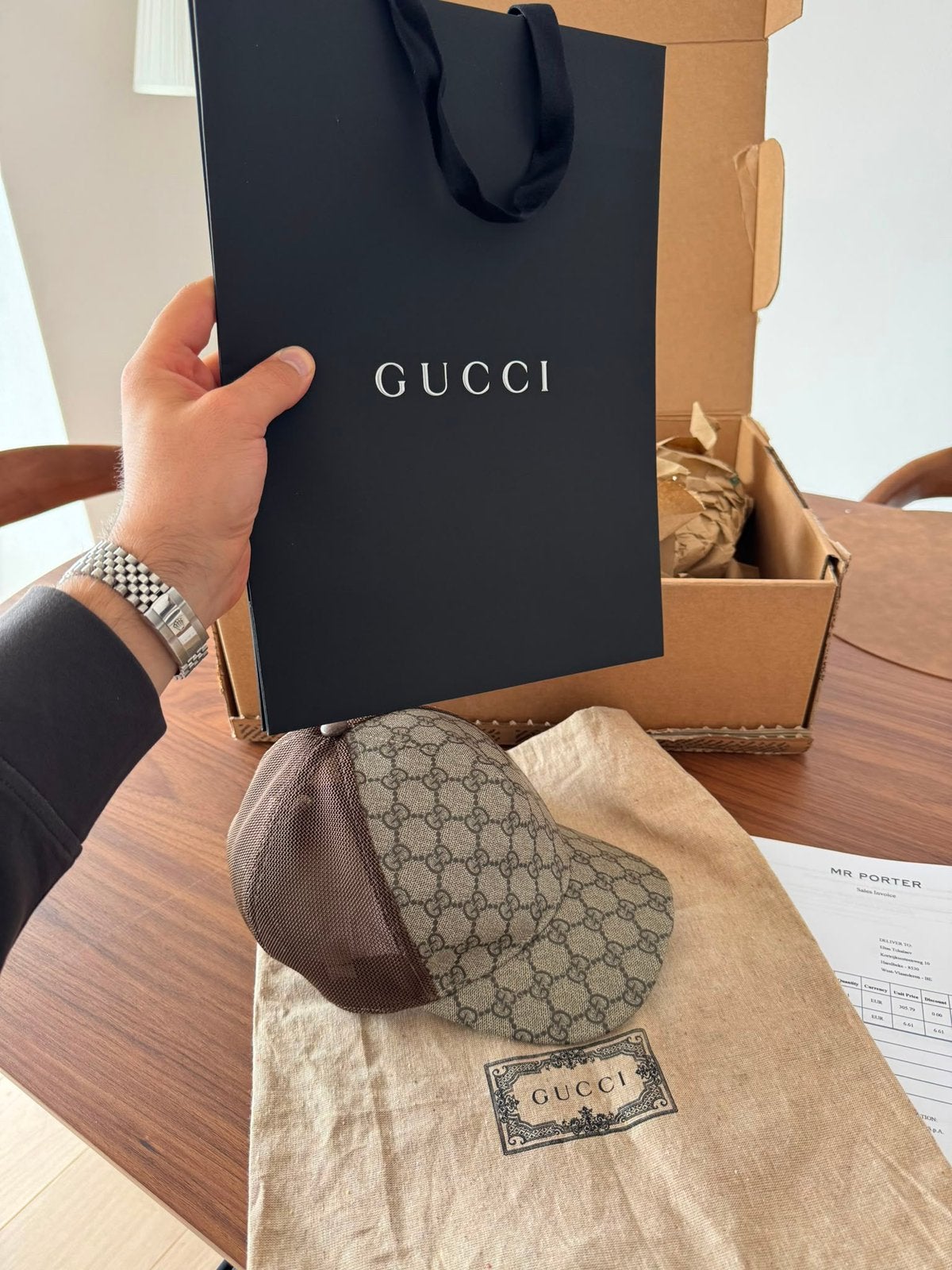 Gucci Casquette Pet XL, Ophalen of Verzenden, Zo goed als nieuw, Pet
