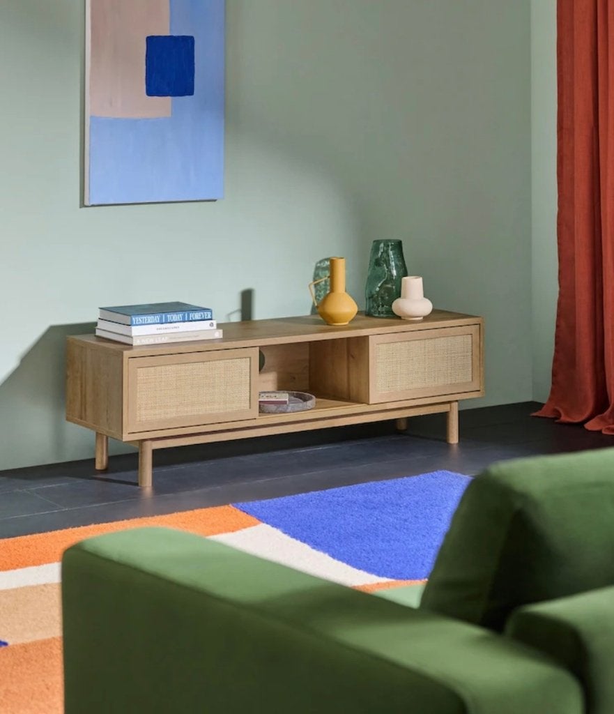Tv meubel, Ophalen, Nieuw, Rotan