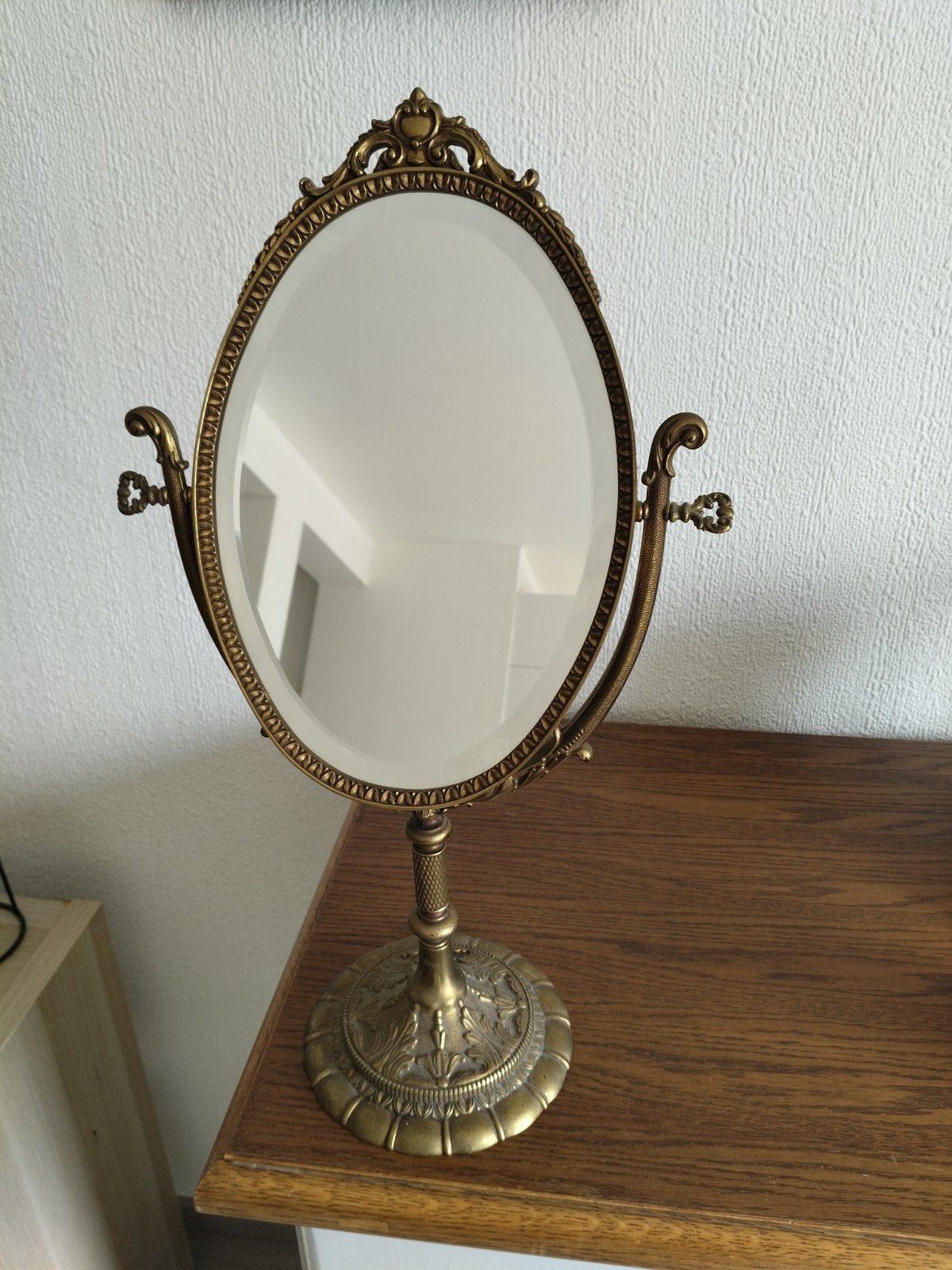 miroir original vintage hauteur 60 cm largeur  30, Antiquités & Art, Enlèvement