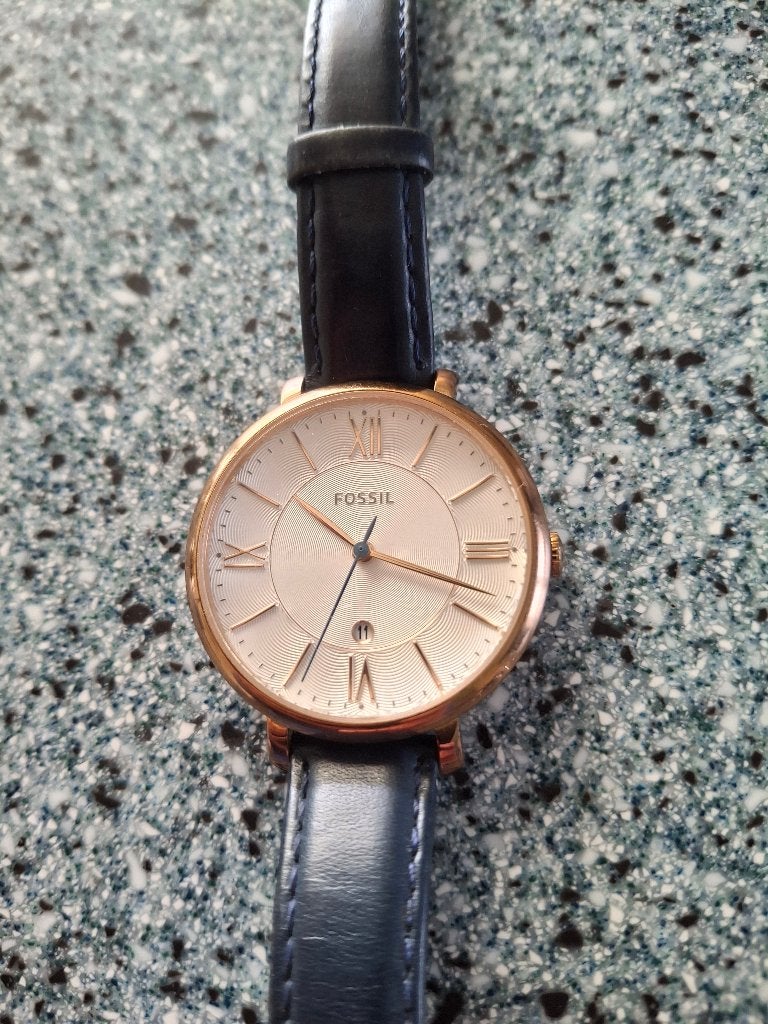 Damesuurwerk Fossil, Bijoux, Sacs & Beauté, Montre-bracelet, Acier, Enlèvement, Utilisé