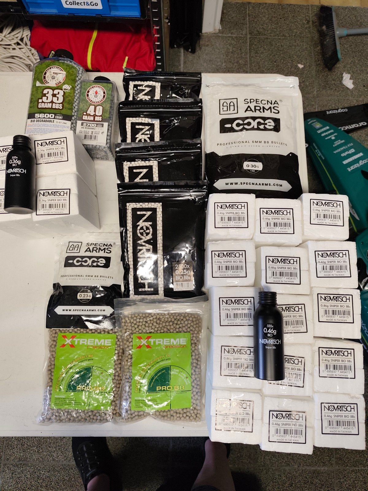 Grand lot de bb d'airsoft. Différents poids., Enlèvement ou Envoi, Neuf