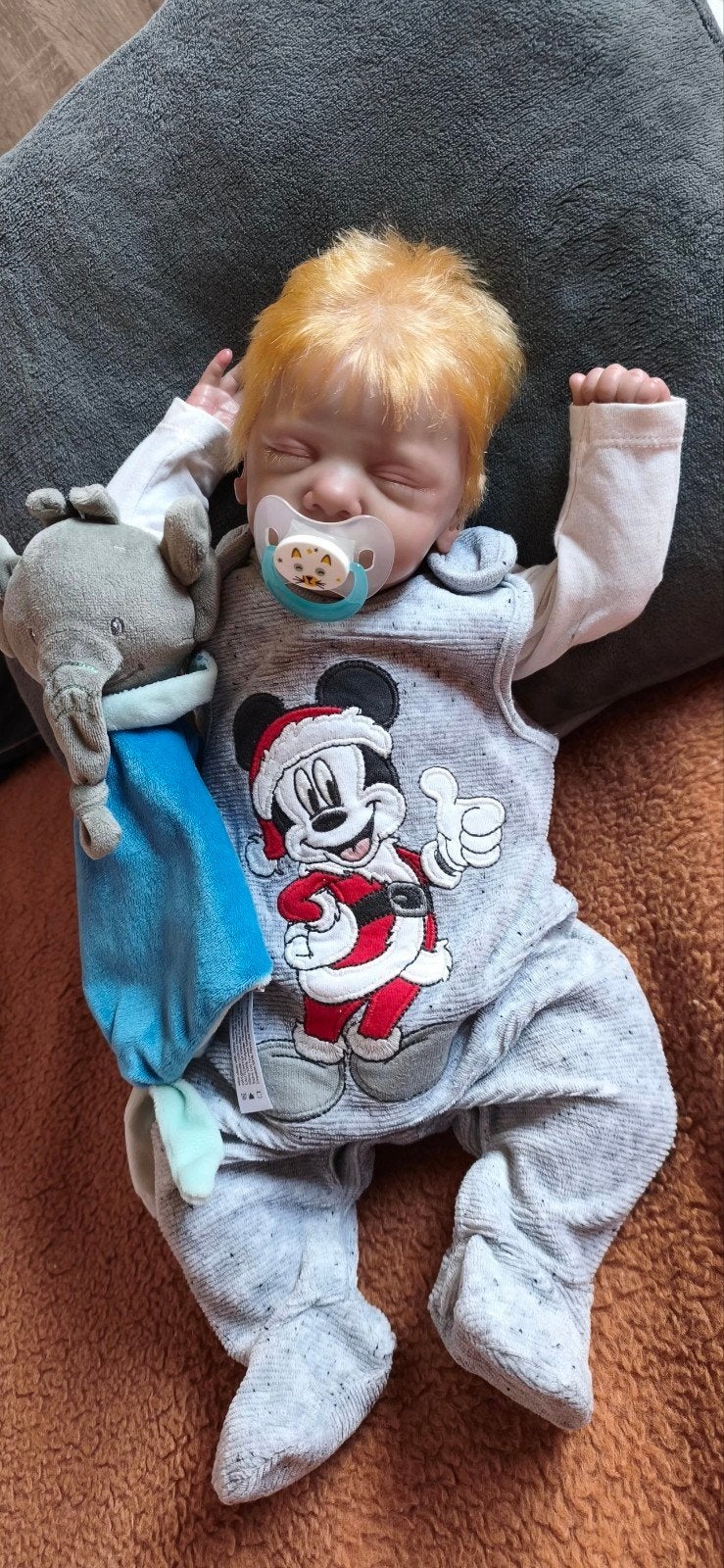 ❤️ Poupée Reborn Gabriel 47 cm ❤️, Envoi, Comme neuf, Poupée