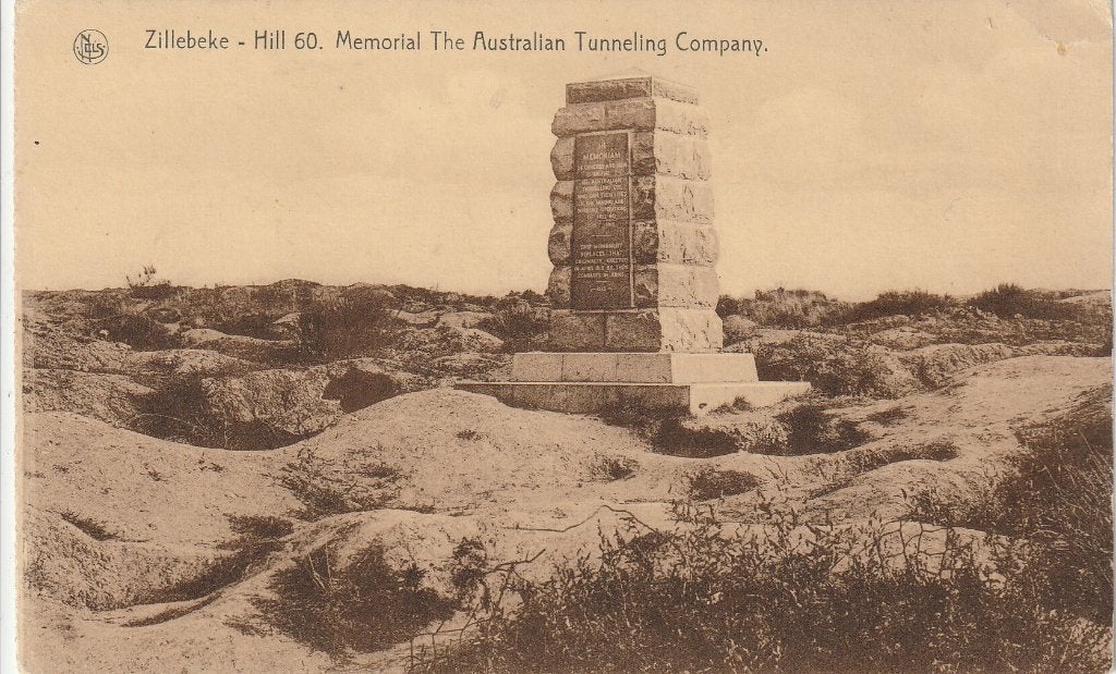 Zillebeke, Hill 60.Memorial, Ophalen of Verzenden