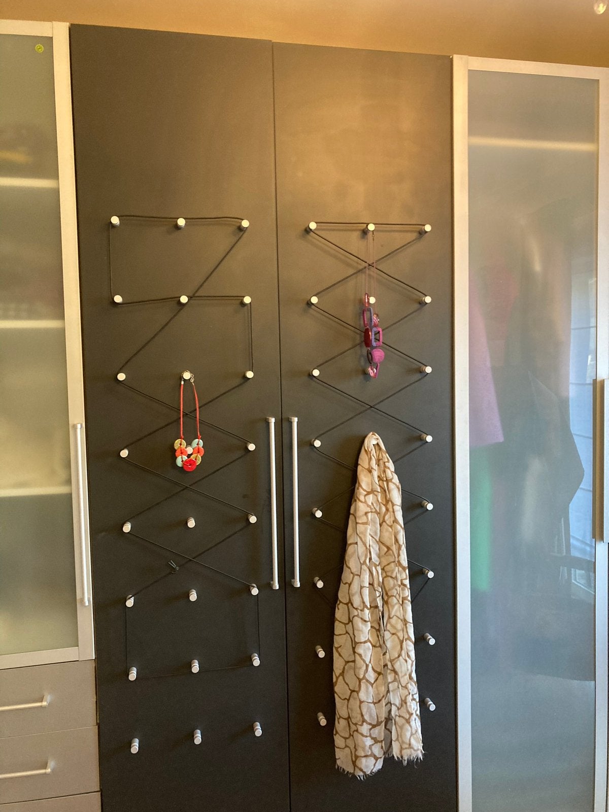 Portes d'armoire modernes grises Pax 50x229 cm, Enlèvement, Comme neuf