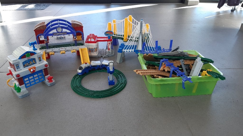 Fisher Price Geo Trax, Ophalen, Gebruikt, Auto of Voertuig, Met licht