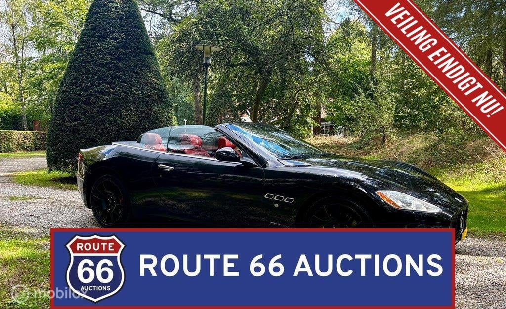 Maserati GranCabrio | 2010 | Route 66 Auctions, Autos, Achat, Entreprise, Boîte manuelle, Autre carrosserie