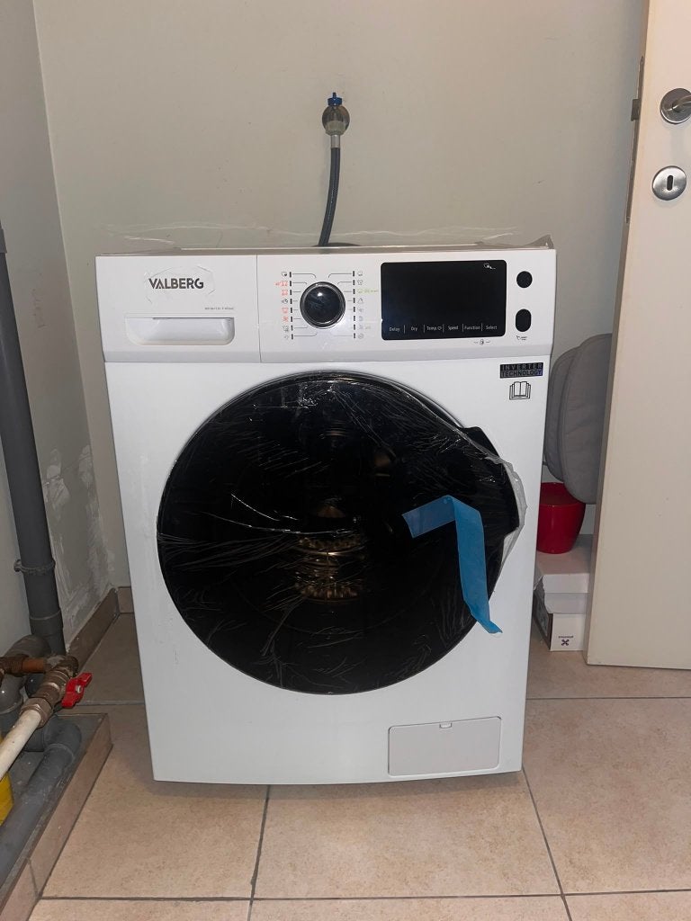 Combinaison laveuse-sécheuse Valberg, Electroménager, 6 à 8 kg, Enlèvement, Comme neuf, Moins de 85 cm