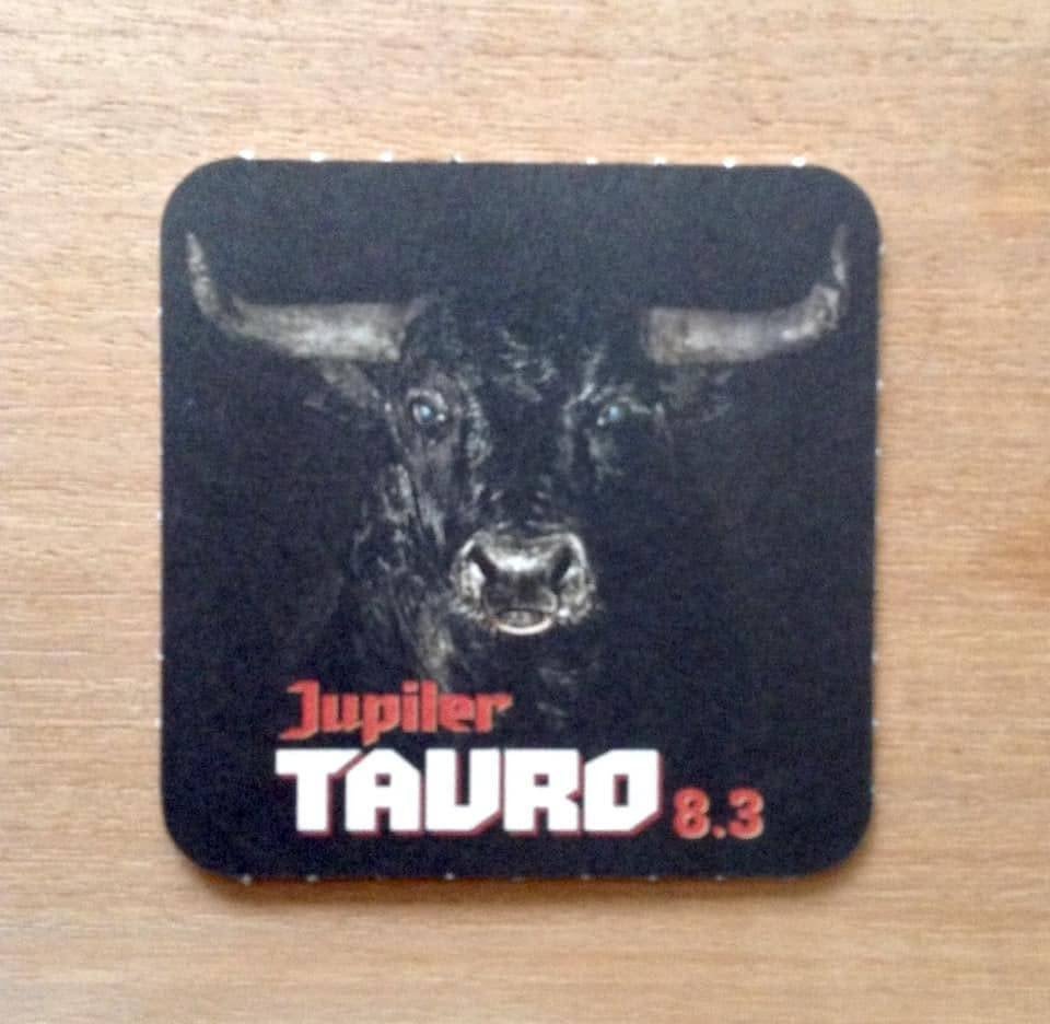 Jupiler Tauro 8.3 bierviltje, Verzamelen, Ophalen of Verzenden, Nieuw, Viltje(s), Jupiler