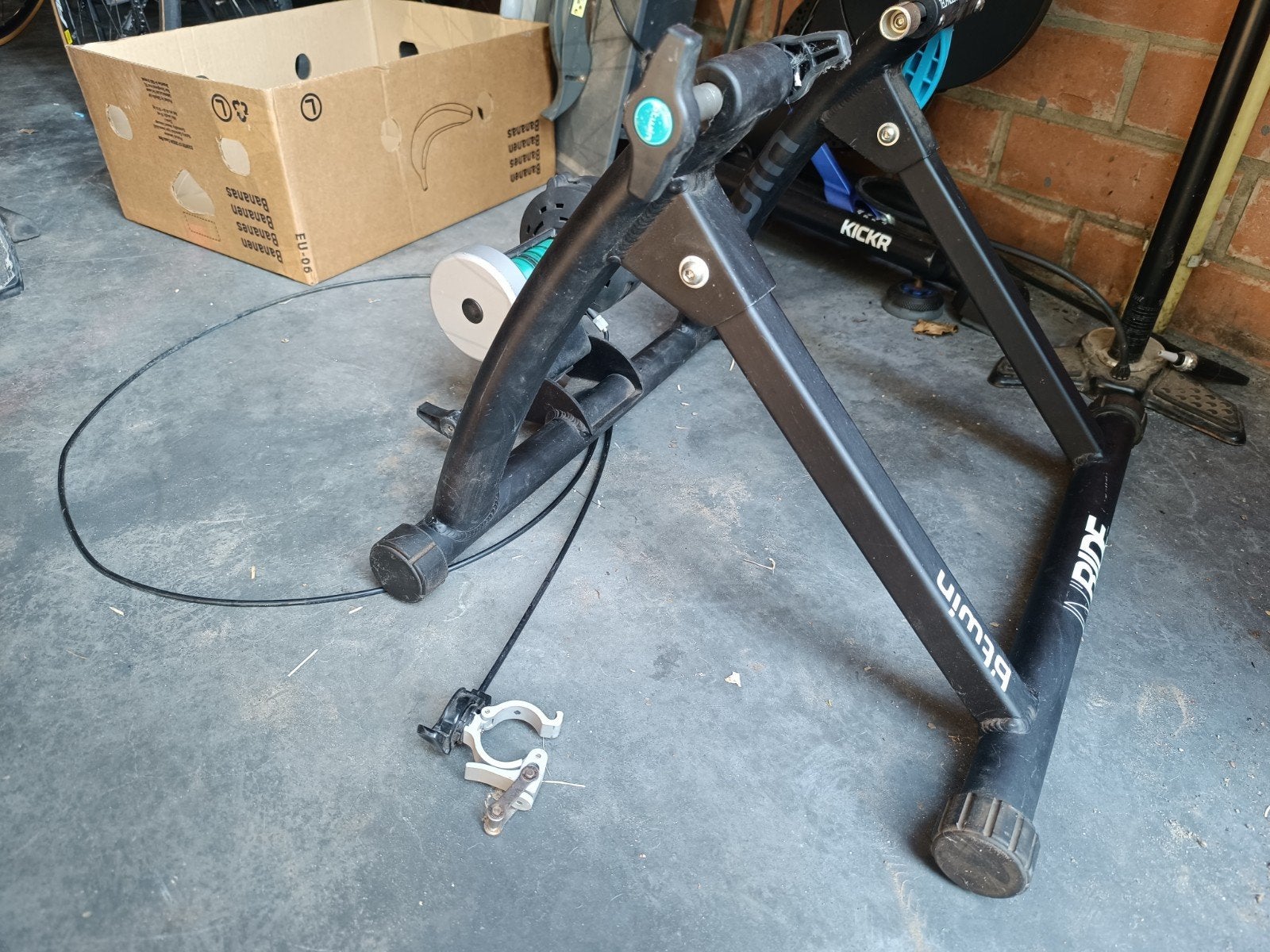 Fietsrollen b'twin, Fietsen en Brommers, Fietsaccessoires | Aanhangwagens en Karren, Ophalen, Gebruikt, Decathlon Btwin, Opvouwbaar
