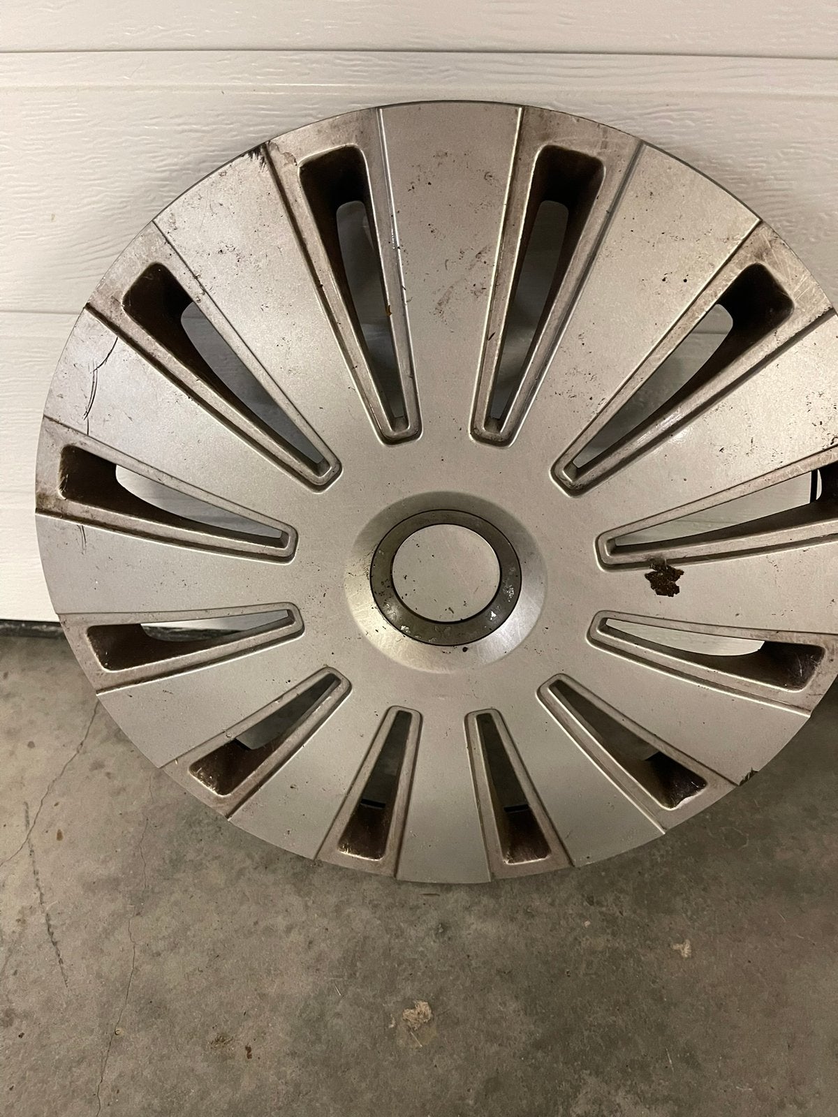 Losse Universele Wieldop Silverstone Daytona design Zilver, Auto diversen, Wieldoppen, Ophalen of Verzenden, Gebruikt