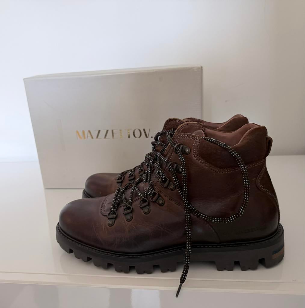 Bottes à lacets Mazzeltov taille 42 Nouveauté !, Vêtements | Hommes, Chaussures, Neuf, Bottes, Enlèvement ou Envoi, Brun