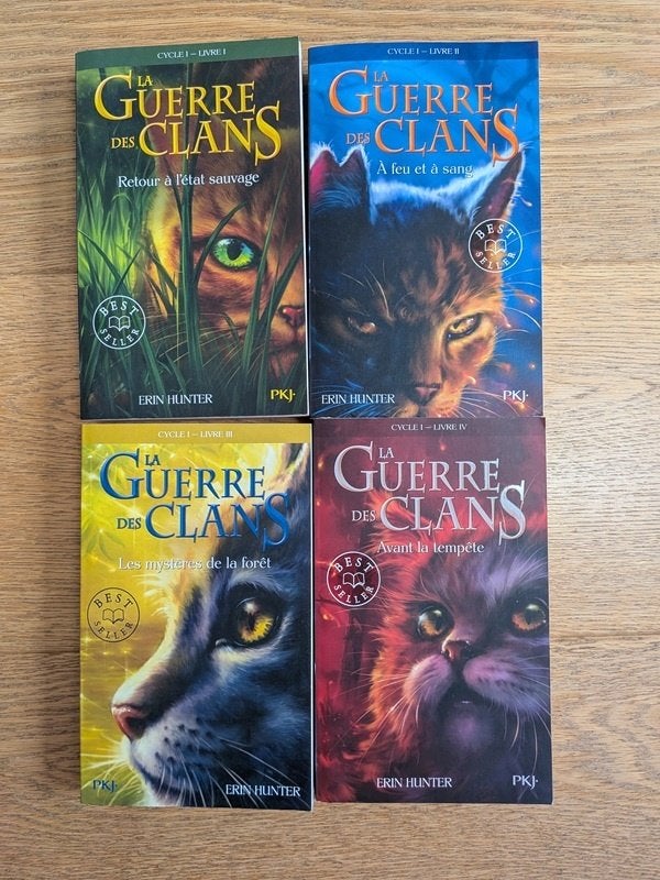 livre: Erin Hunter - La Guerre des Clans, Livres, Enlèvement, Utilisé