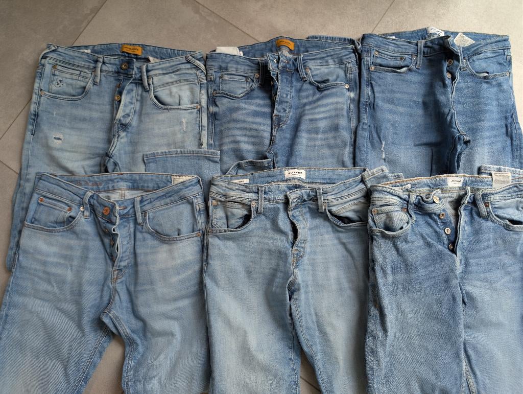 Lot de 6 jeans Jacks & Jones 31-34, Enlèvement, Comme neuf, Jack Jones