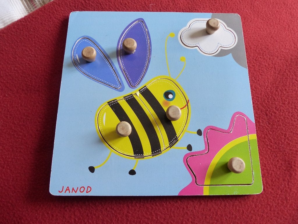 houten legpuzzel Janod, Kinderen en Baby's, Ophalen of Verzenden, Zo goed als nieuw