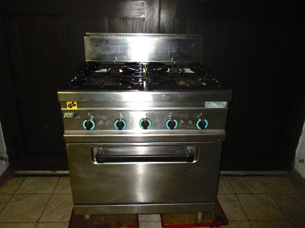 Gasfornuis + oven, Ophalen, Gebruikt