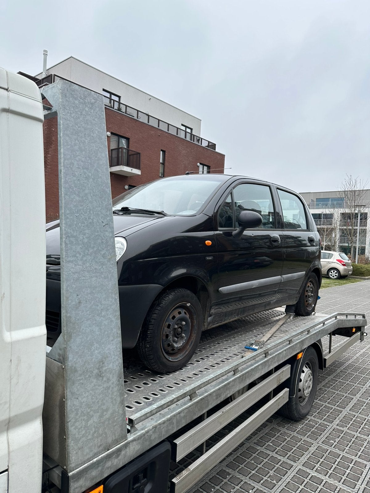 Achat voiture vhu ou accidenté, Enlèvement