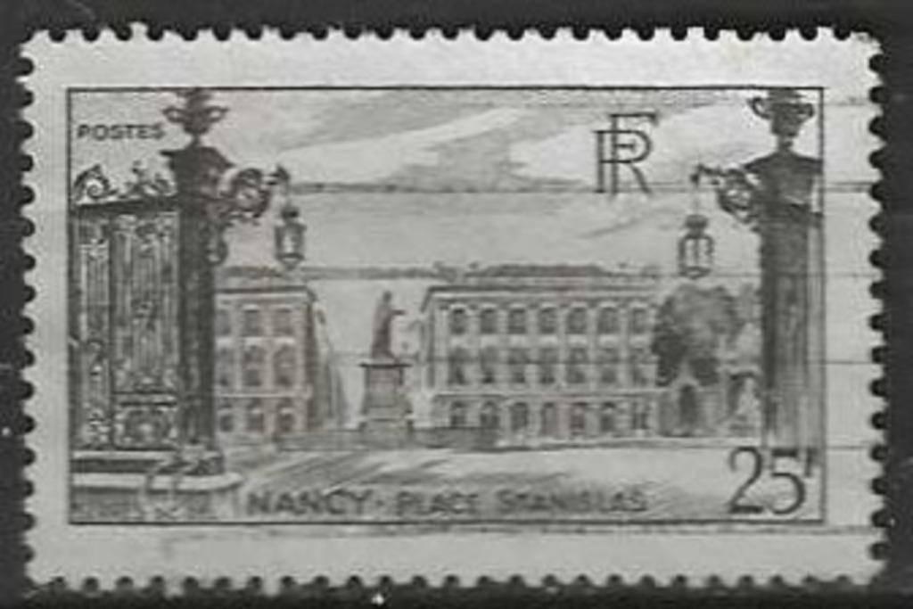 Frankrijk 1947 - Yvert 778 - Monumenten en Plaatsen (ST), Verzenden, Gestempeld