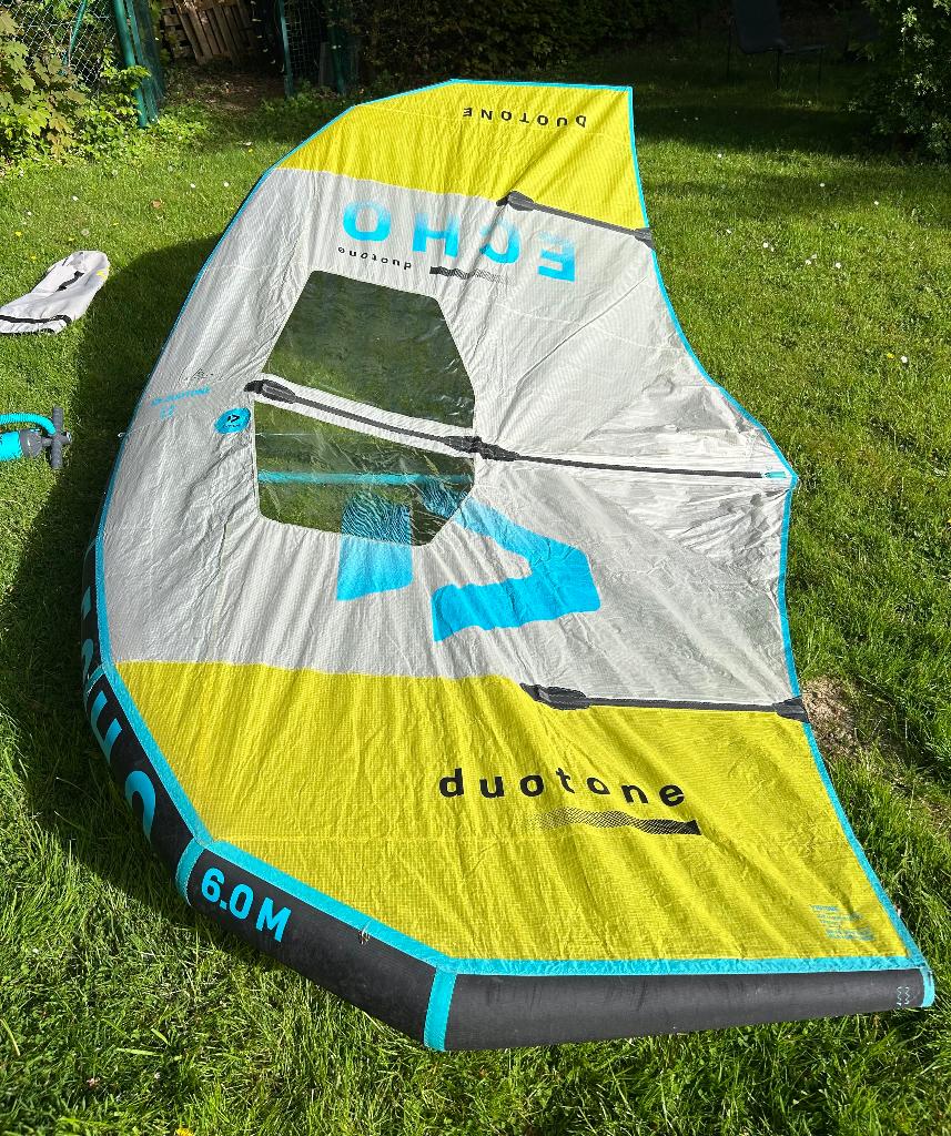 Wingfoil Wing Duotone 6m, Watersport en Boten, Ophalen, Zo goed als nieuw