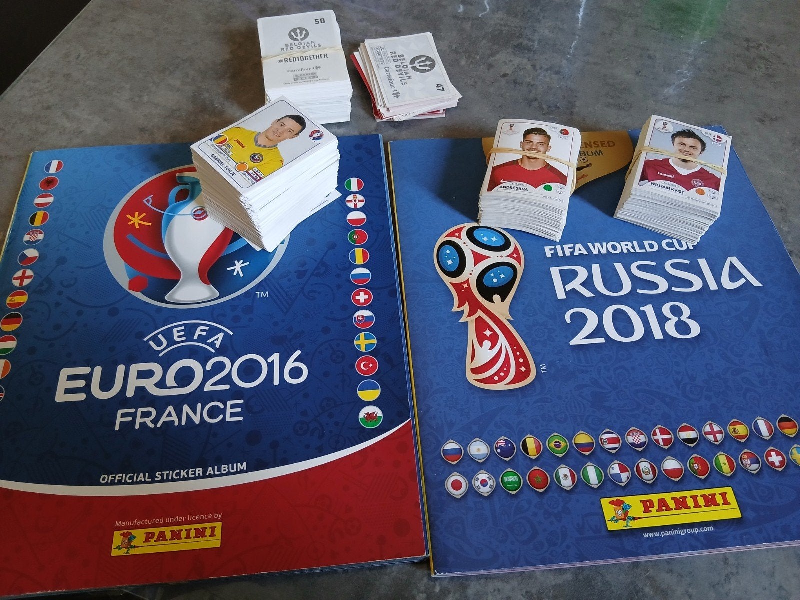 Stickers Panini à l'unité – Euro 2016, Russia 2018 & Diables, Enlèvement ou Envoi, Autres types, Autres types