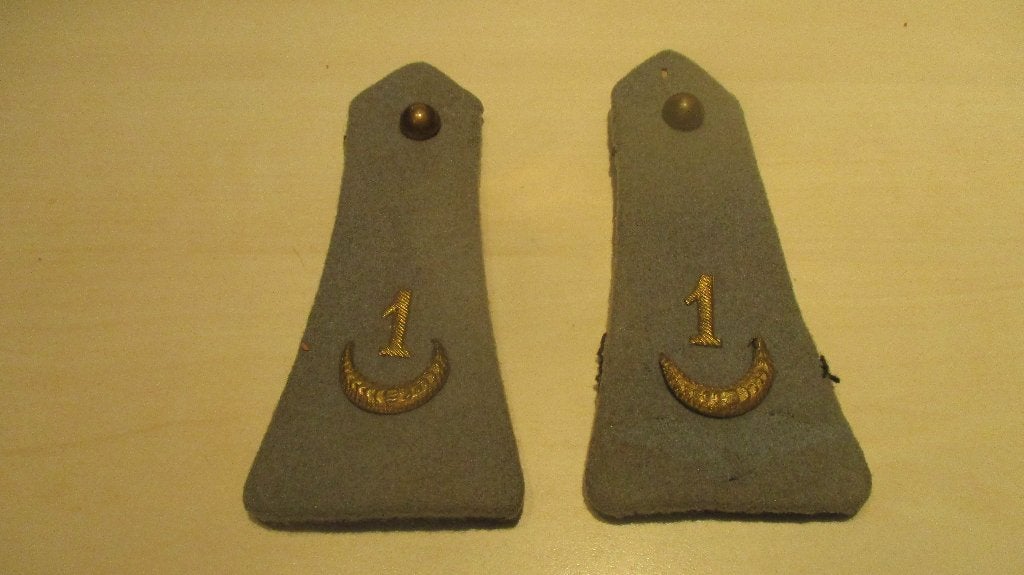 Pattes d'épaule de tirailleurs Algériens 40-45, Enlèvement ou Envoi, Armée de terre, Ruban, Médaille ou Ailes