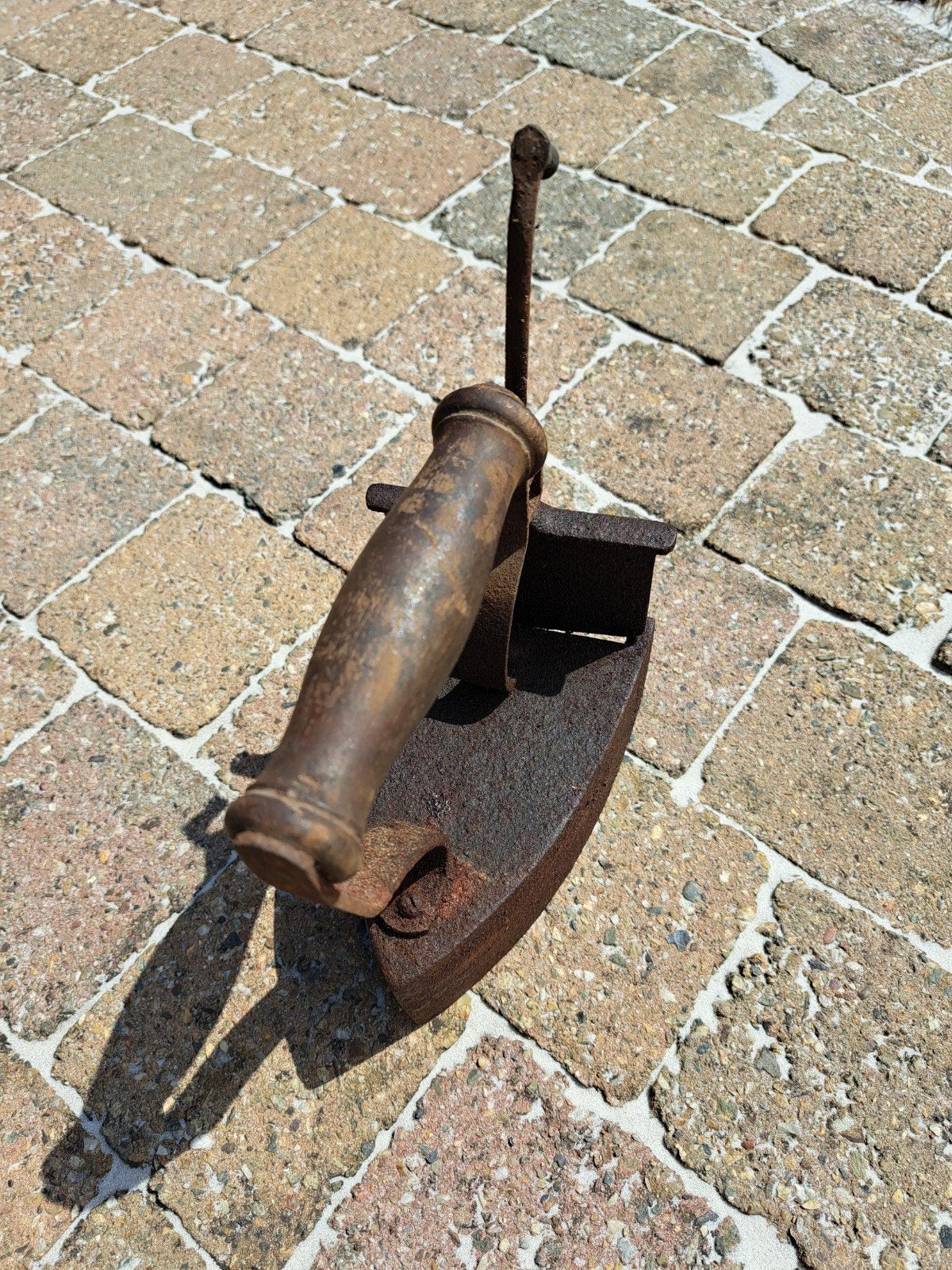 antieke strijkijzer, Antiek en Kunst, Ophalen
