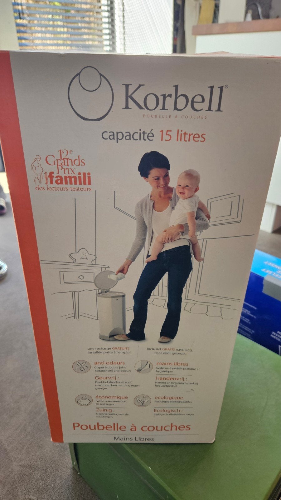 luieremmer Korbell, Kinderen en Baby's, Ophalen of Verzenden, Luieremmer