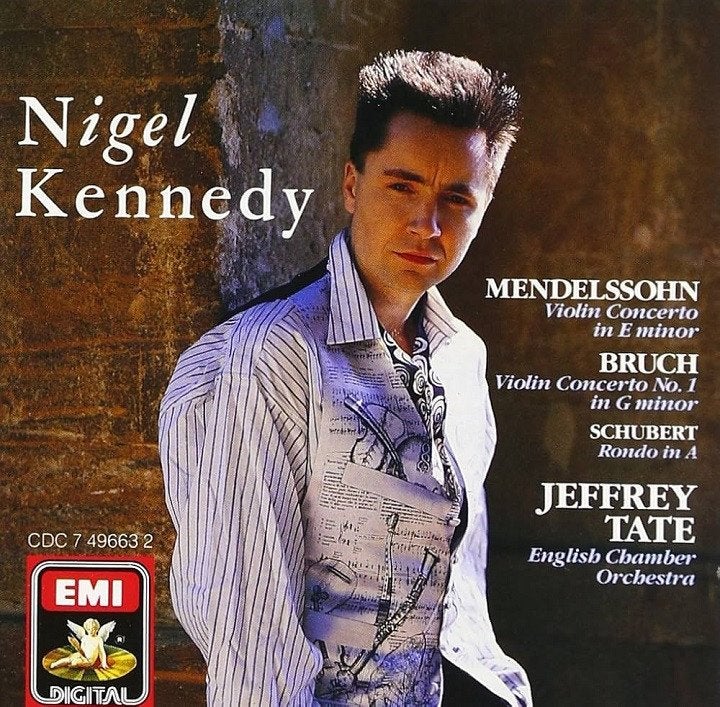 VENTE DU CD NIGEL KENNEDY - Concertos pour violon de Mendels, Envoi