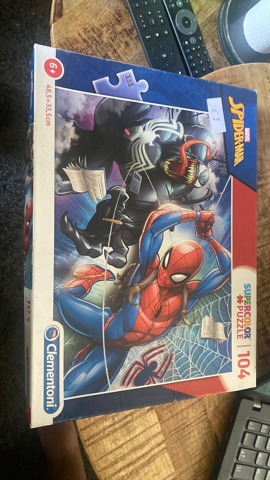 Spiderman puzzel, Kinderen en Baby's, Ophalen, Meer dan 50 stukjes, Zo goed als nieuw, 6 jaar of ouder