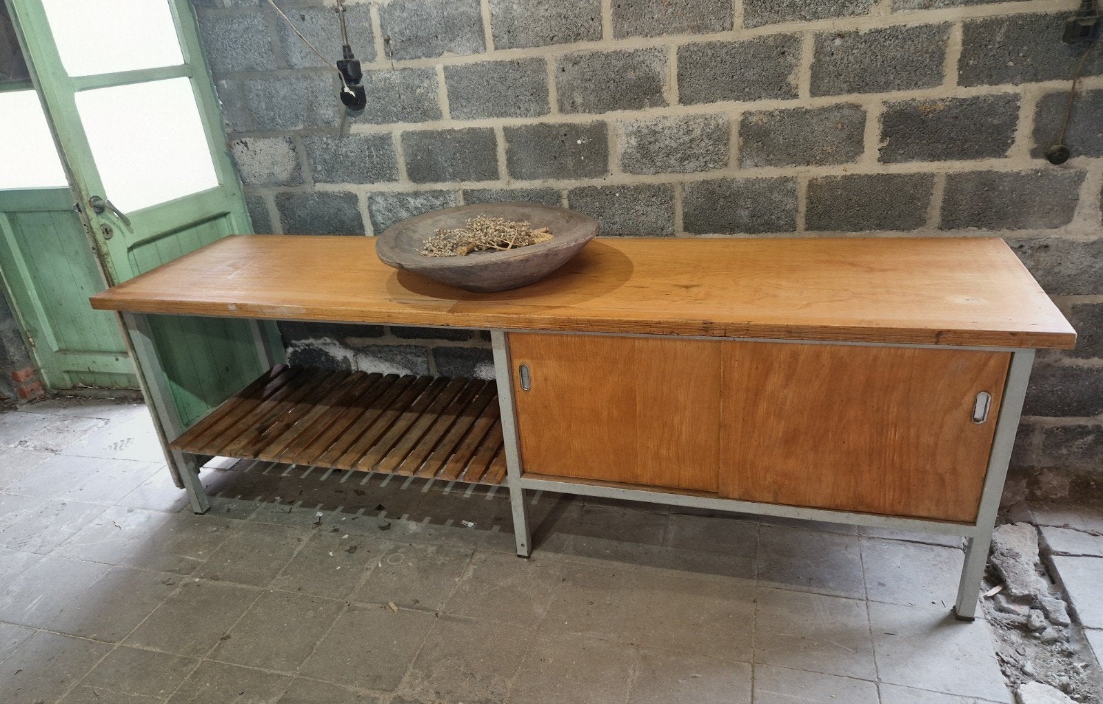 Table de boulangerie française authentique, Enlèvement
