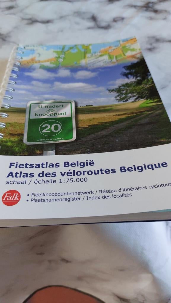 Fietsatlas knooppunten Belgie, Ophalen of Verzenden