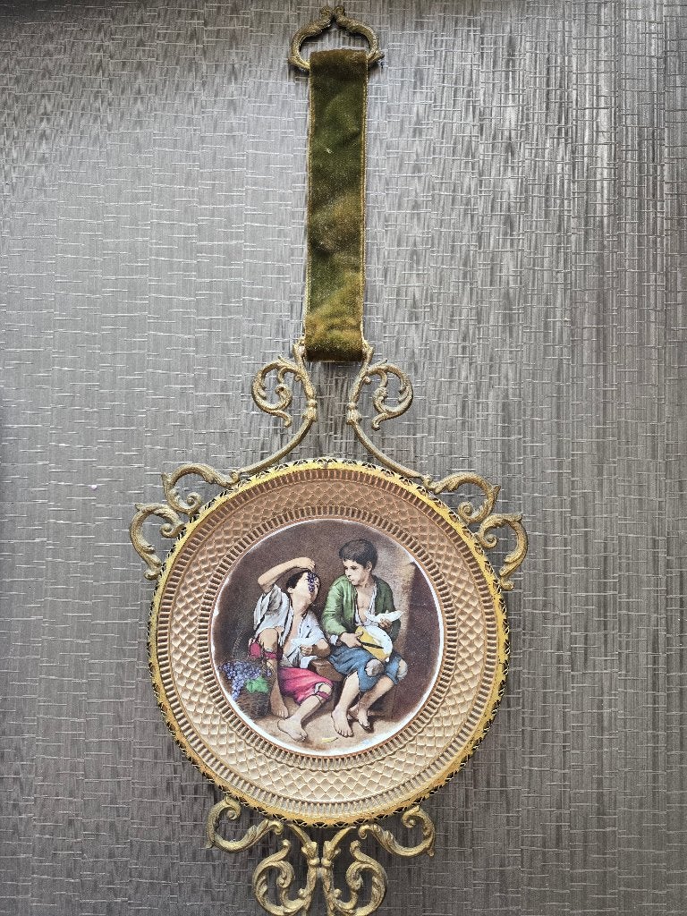 Vintage Italiaans Wandbord 'Decoro Giotto', Ophalen of Verzenden