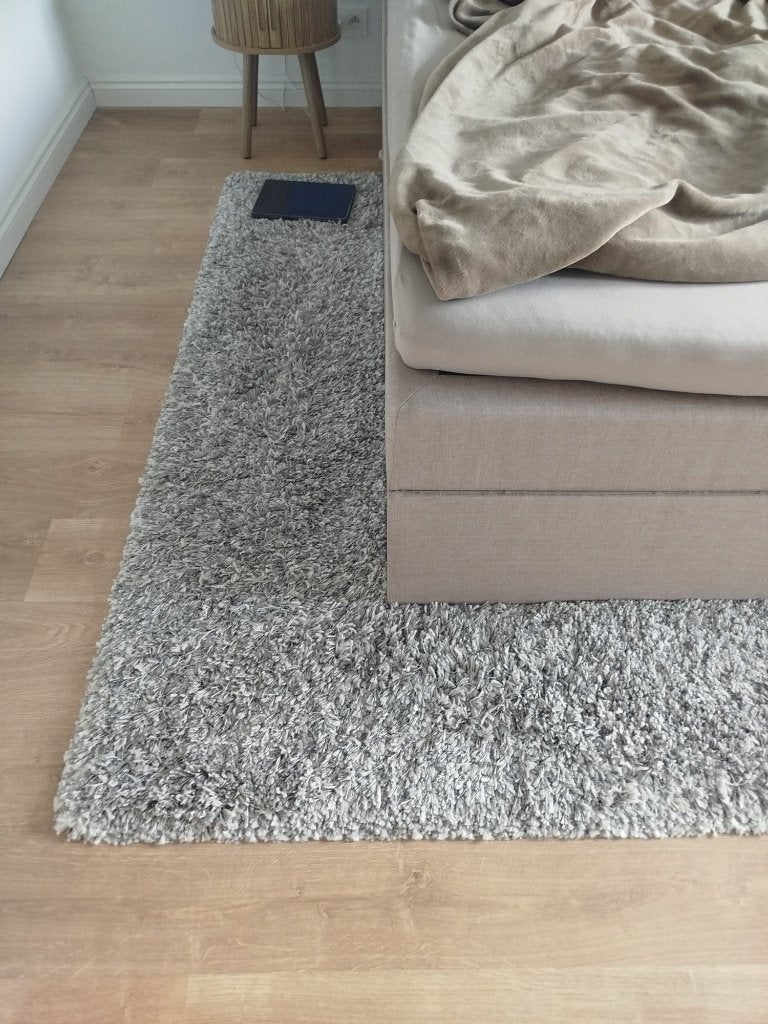 Lichtgrijs hoogpolig tapijt 160x230 cm – zeer goede staat, Ophalen, 100 tot 150 cm, 200 cm of meer, Zo goed als nieuw