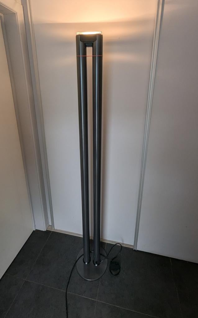 Designvloerlamp – Antraciet / Grafiet – Torchère, Ophalen