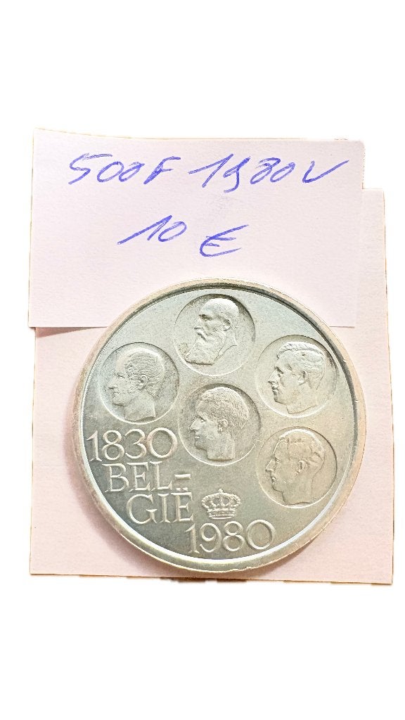 BAUDOUIN I : 500 Francs 1980V, Enlèvement ou Envoi