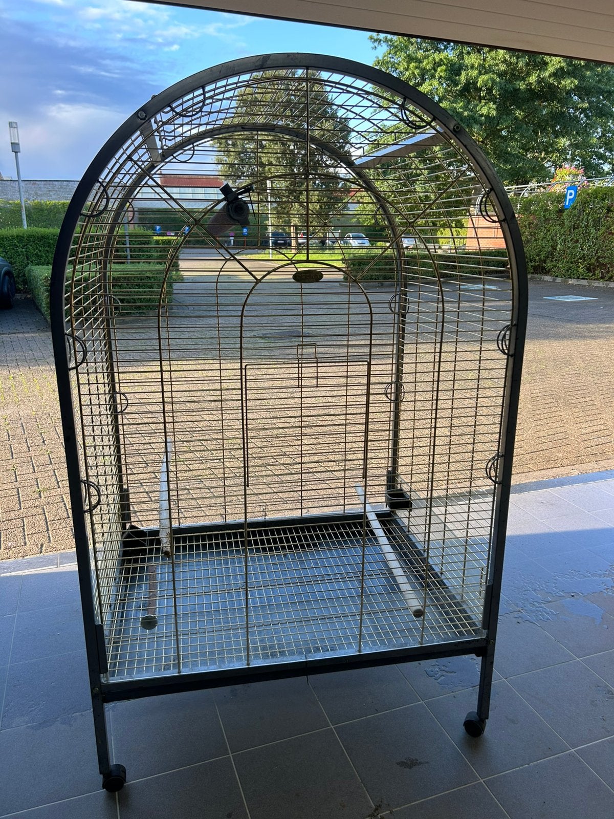 Vogelkooi, Enlèvement, Utilisé, Métal, Cage à oiseaux