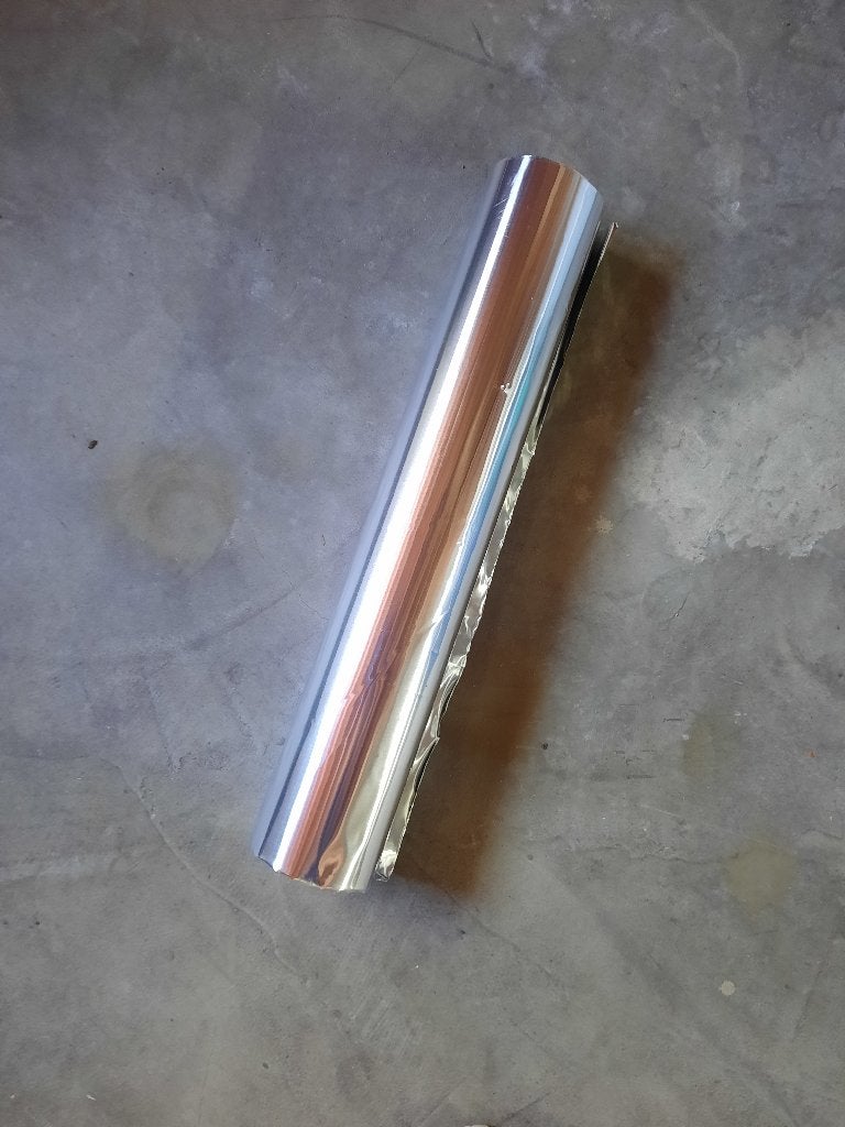 Rouleau de feuille d'aluminium, Bricolage & Construction, Bâches & Films, Enlèvement ou Envoi, Comme neuf, Moins de 5 m², Autres types