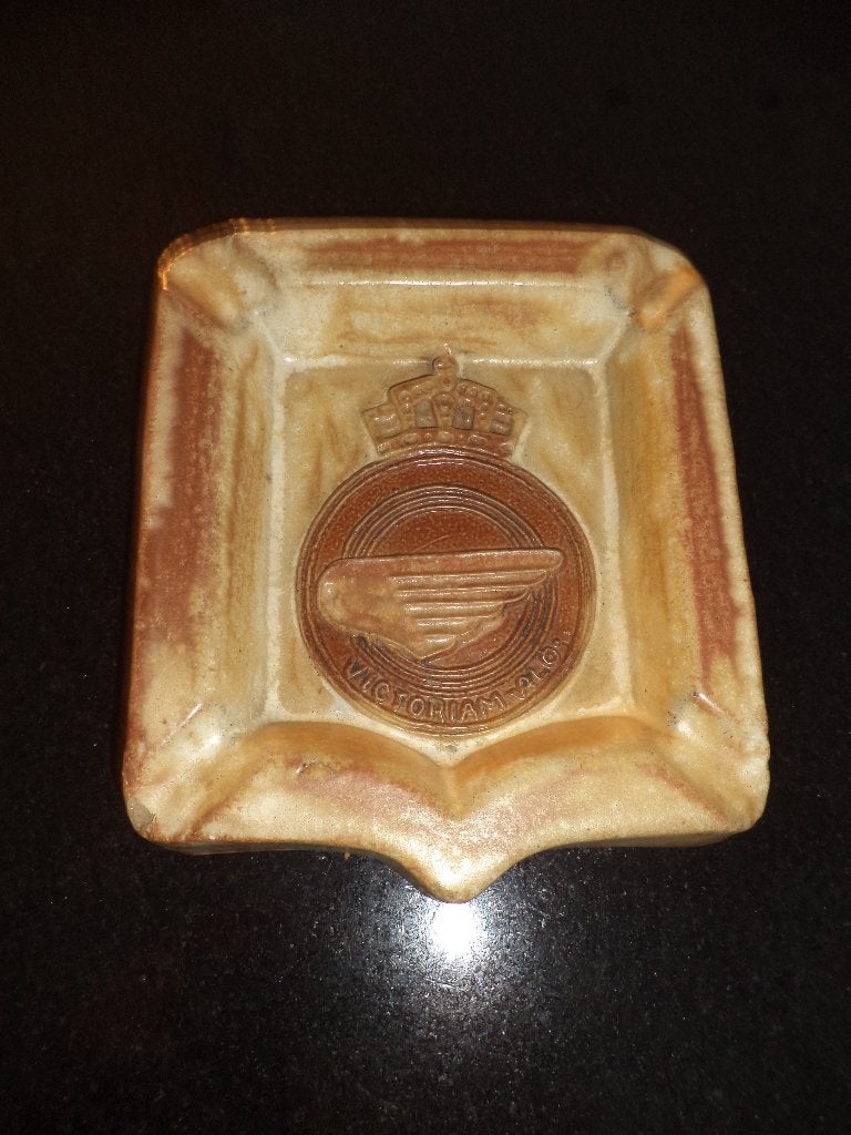 RASC Luchtmacht ABBL grès GUERIN Bouffioulx steengoed asbak, Verzamelen, Ophalen of Verzenden, Luchtmacht