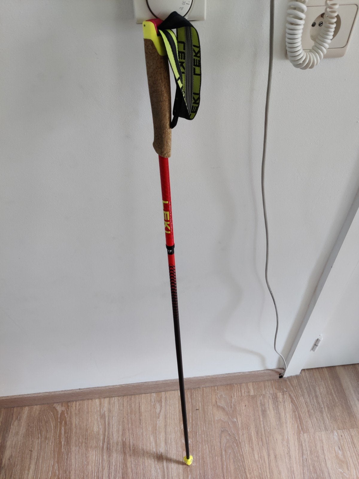Leki Neotrail Pro FX.One SL 120cm carbon wandelstok, Ophalen of Verzenden, Opvouwbaar, Zo goed als nieuw