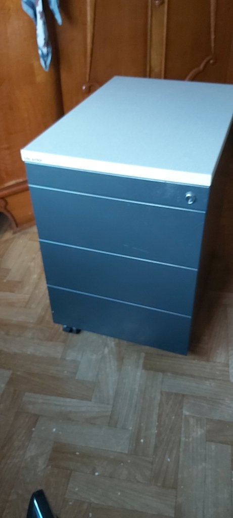 Bloc tiroirs pour bureau, Maison & Meubles, Classique, Utilisé, Avec tiroirs, 60 cm