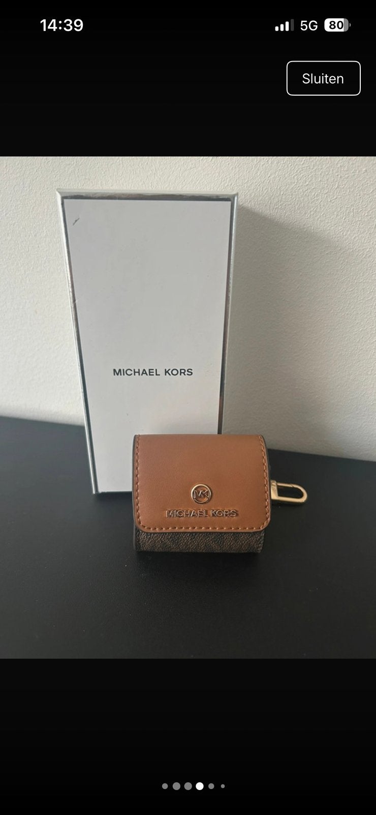Michael kors airpod case, Bijoux, Sacs & Beauté, Porte-monnaie & Portefeuilles, Enlèvement, Neuf, Brun, Autres marques