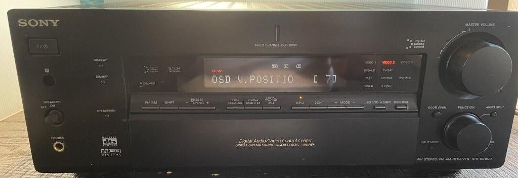 Sony STR-DB1070 digitale audio-/videoversterker, Audio, Tv en Foto, Versterkers en Ontvangers, Zo goed als nieuw, 5.1, 60 tot 120 watt