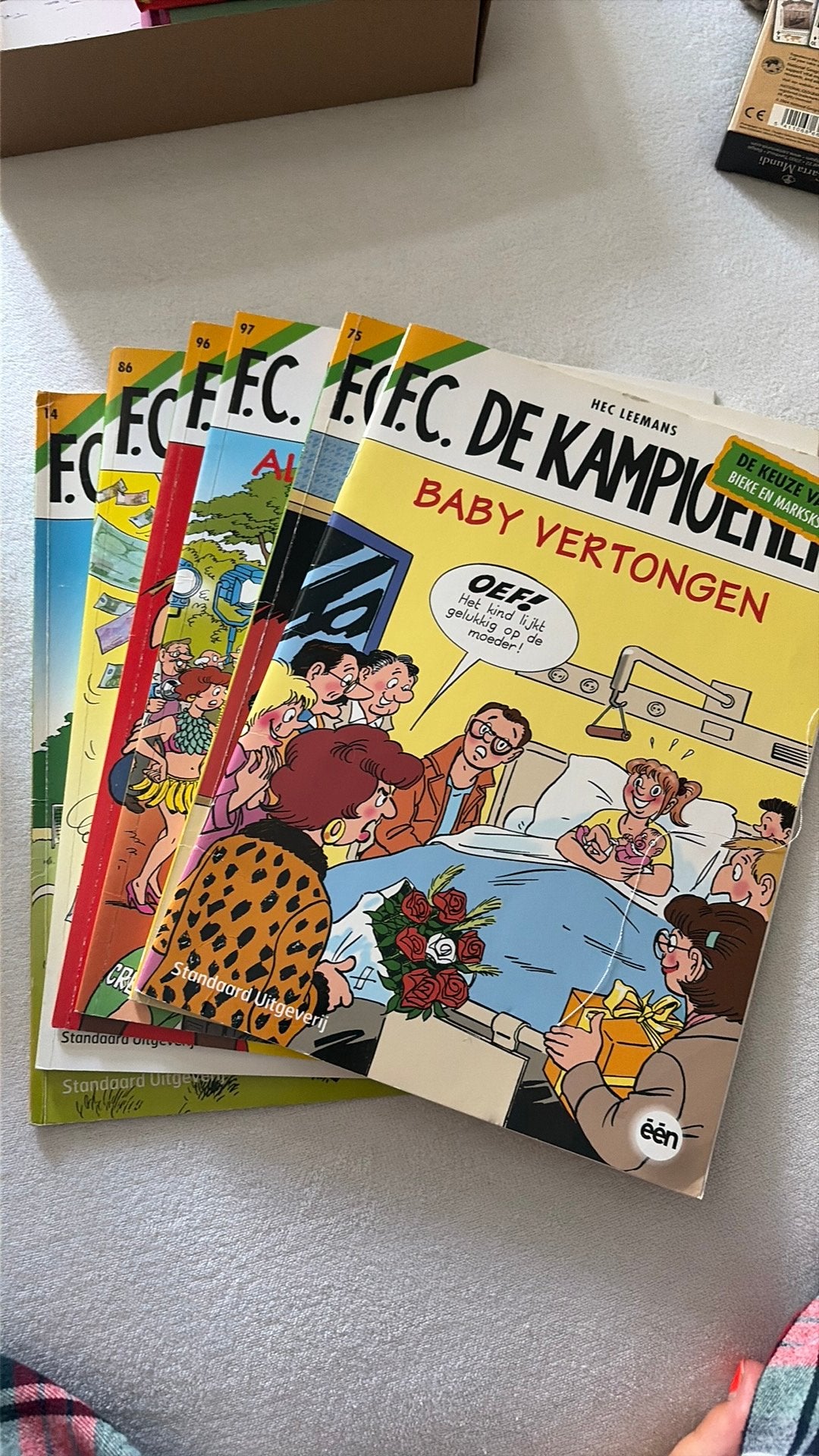 Pakket FC De Kampioenen strips, Boeken, Stripverhalen, Meerdere stripboeken, Ophalen, Zo goed als nieuw