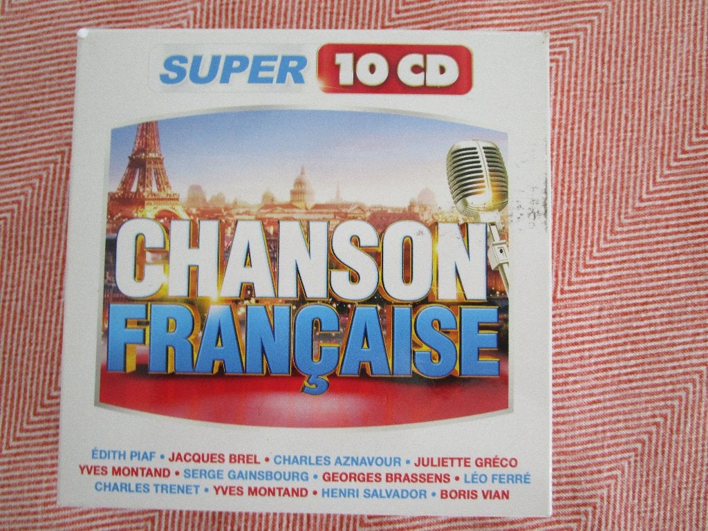CHANSON FRANCAISE = SUPER 10 CD BOX - WAGRAM FRANCE 2013, Enlèvement ou Envoi, Premier pressage, Comme neuf, Coffret