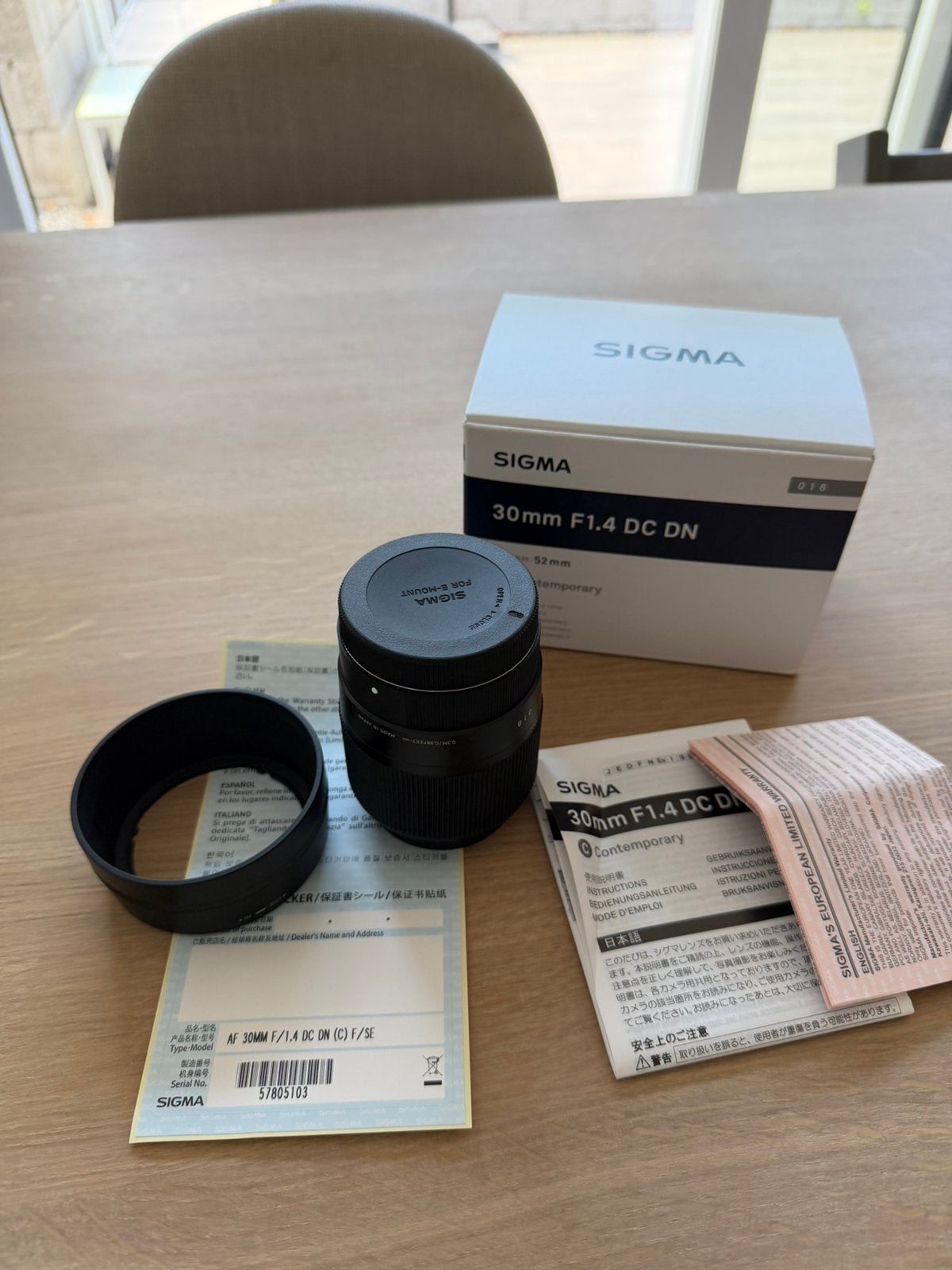 Sigma F1.4 30mm DC DN (Sony E), Ophalen of Verzenden, Zo goed als nieuw, Sigma, Autofocus