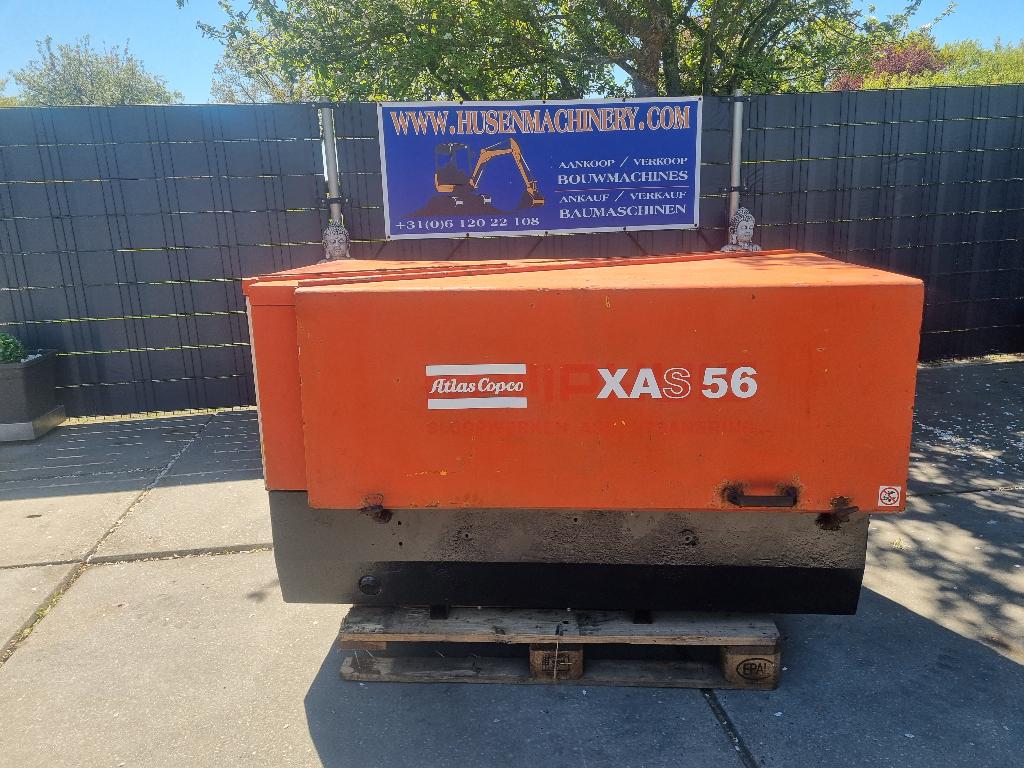 Atlas copco xas 56 diesel compressor, Doe-het-zelf en Bouw, Compressors, Gebruikt, Ophalen