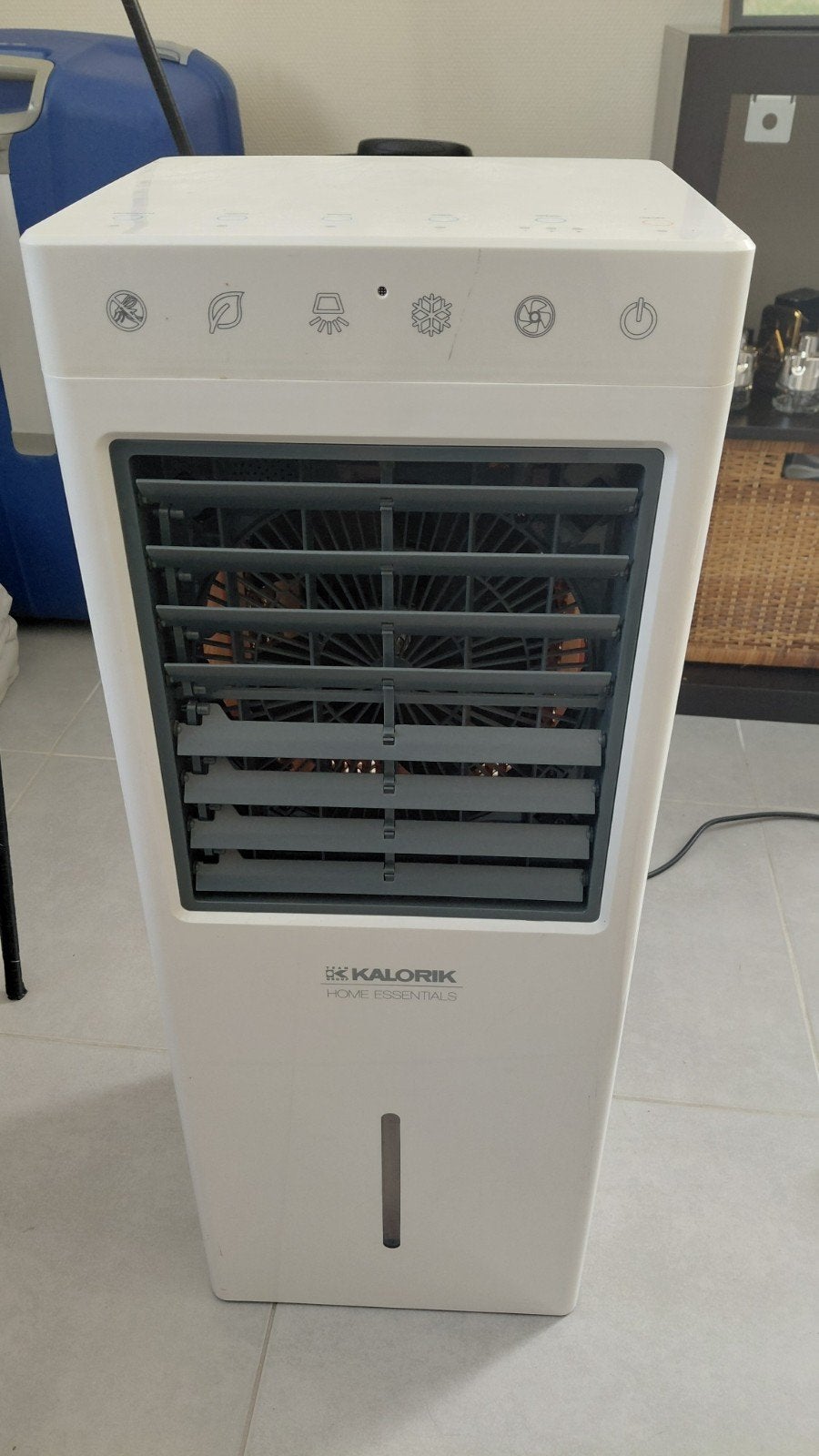 Aircooler, Ophalen