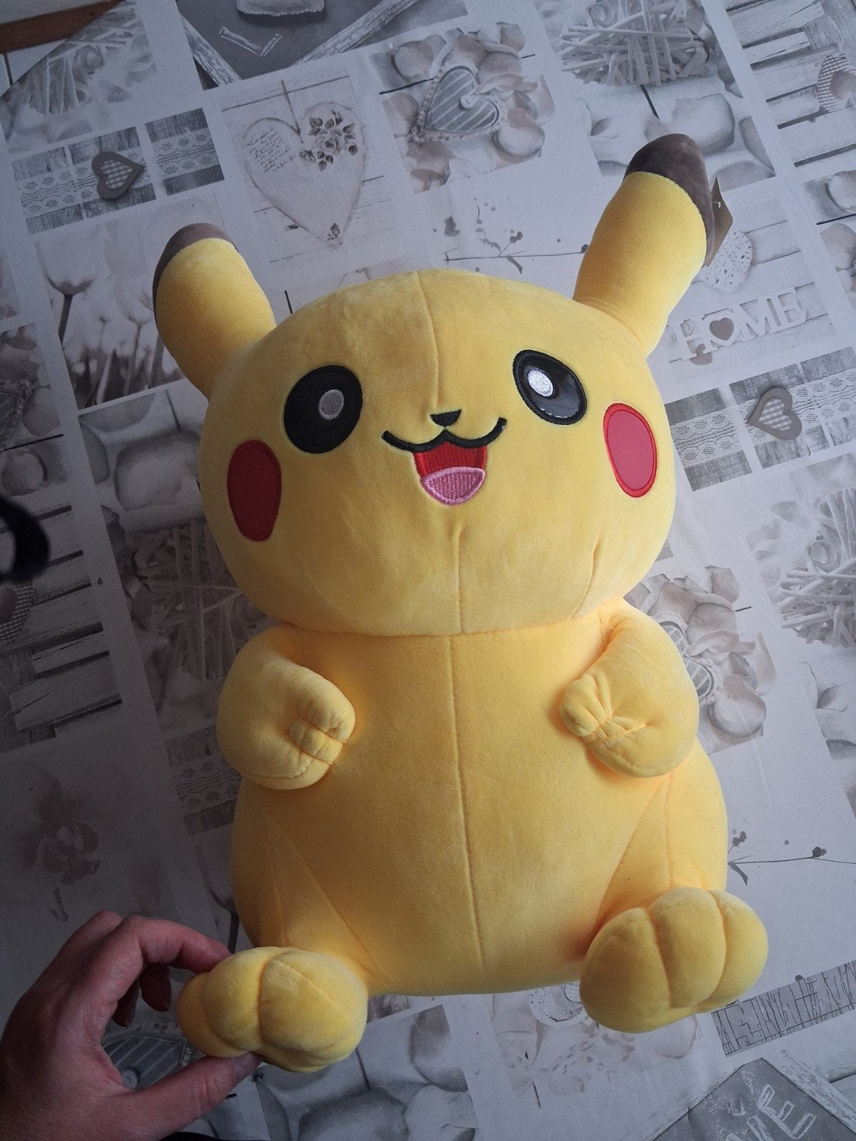 pluche PIKATCHU, 50 cm, Ophalen, Nieuw, Geel, Middelgroot (20 tot 80 cm)